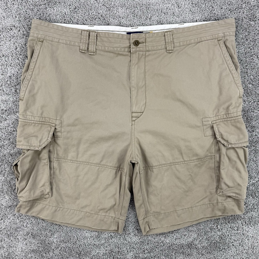 Polo Ralph Lauren Cargo Shorts Men's 46B Beige Utility Field Flap Pockets